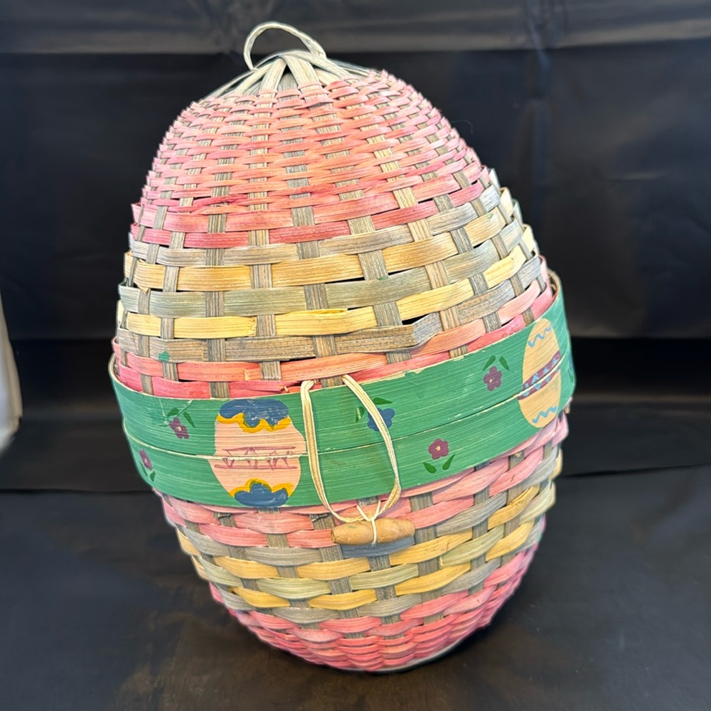 Wicker Easter Egg basket